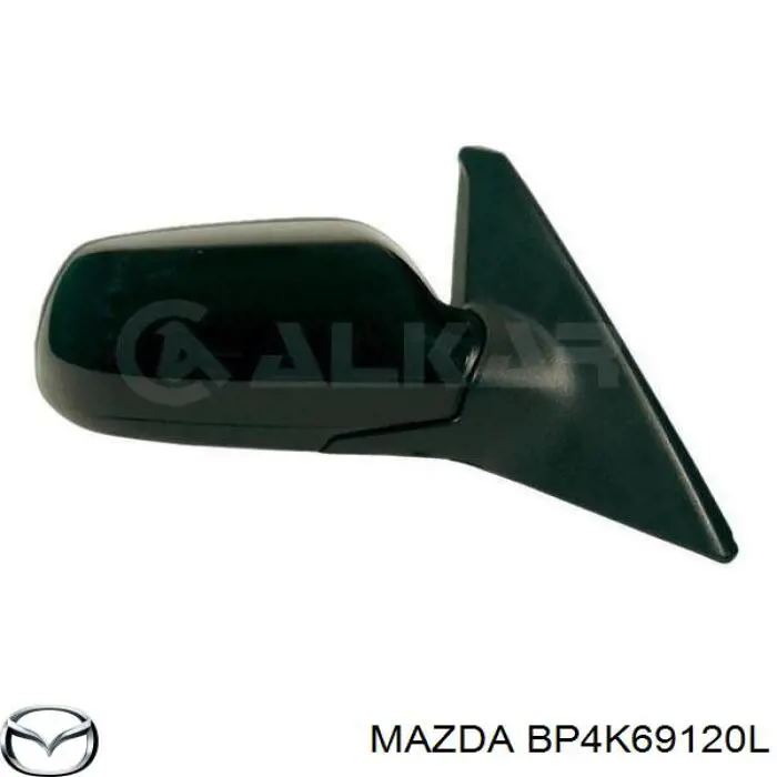 Правое боковое зеркало BP4K69120L Mazda