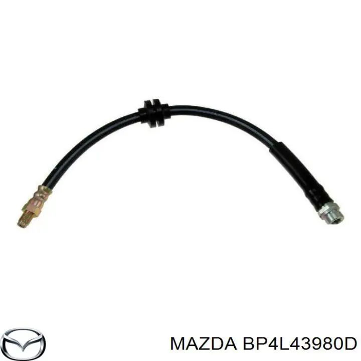 BP4L43980D Mazda шланг тормозной задний
