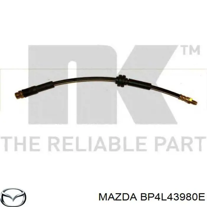 BP4L43980E Mazda шланг тормозной задний