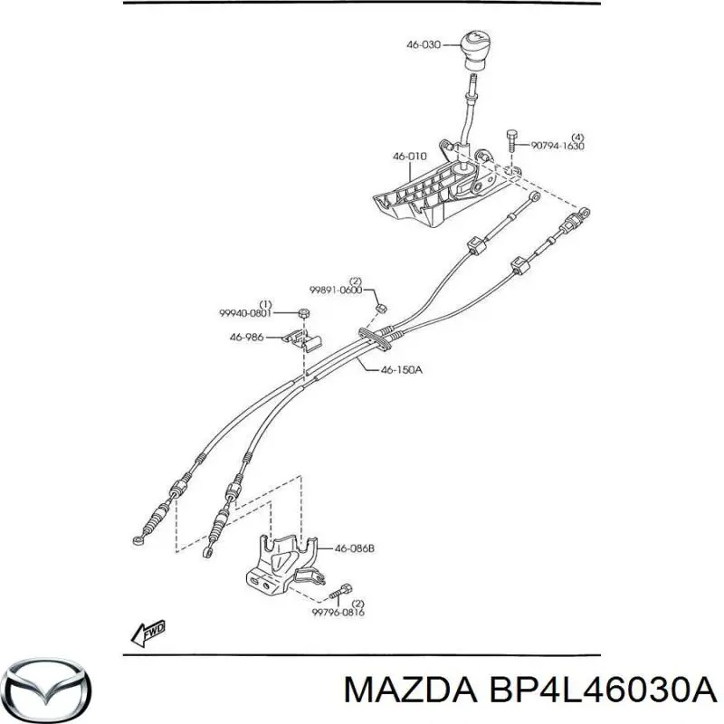 BP4L46030A Mazda 