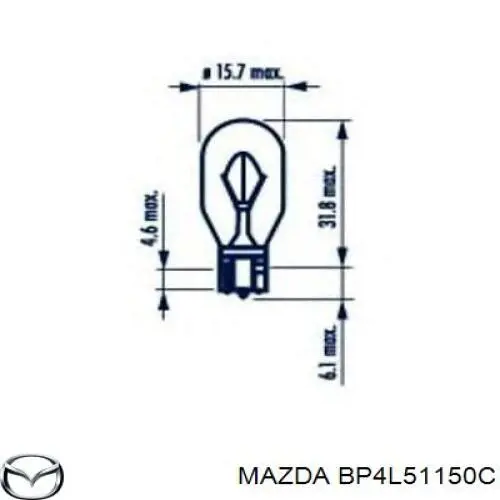 BP4L51170D Mazda фонарь задний правый внешний