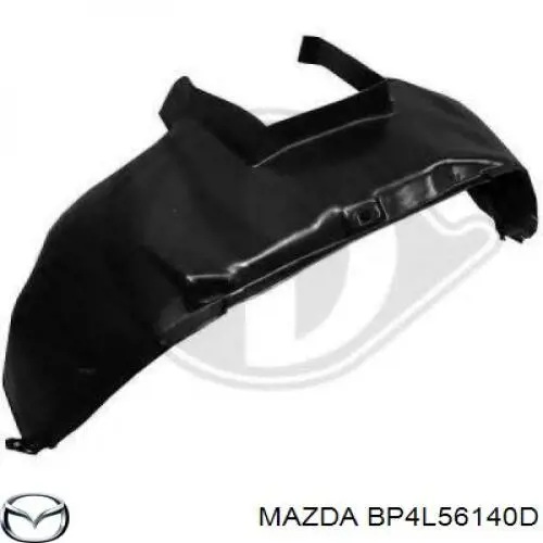 Подкрылок крыла переднего левый Mazda BP4L56140D цена, от 13.35 USD