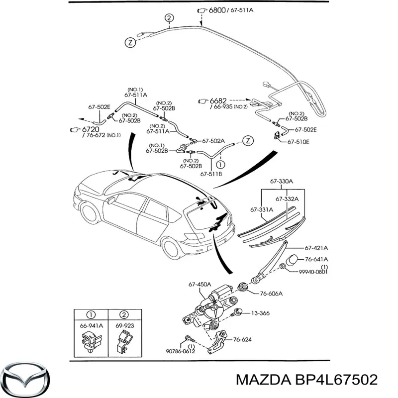  Mazda BP4L67502 цена, от 12.67 USD