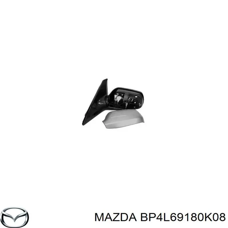 Левое боковое зеркало BP4L69180K08 Mazda