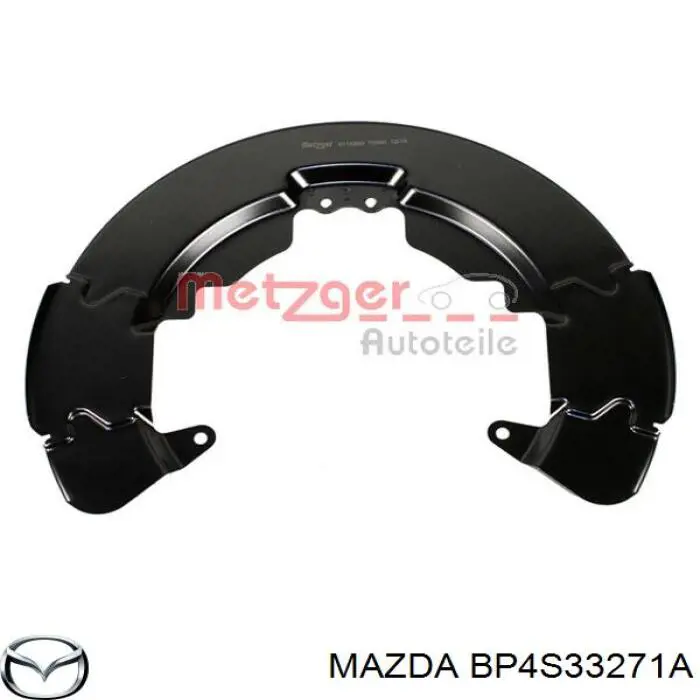 Защита тормозного диска переднего левого на Mazda 3 BK14