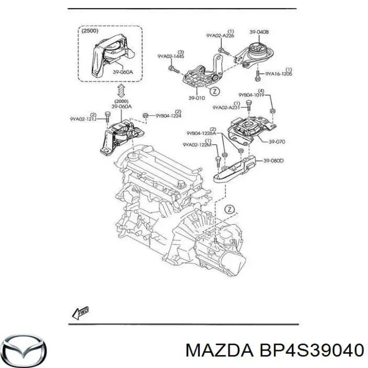 BP4S39040 Mazda