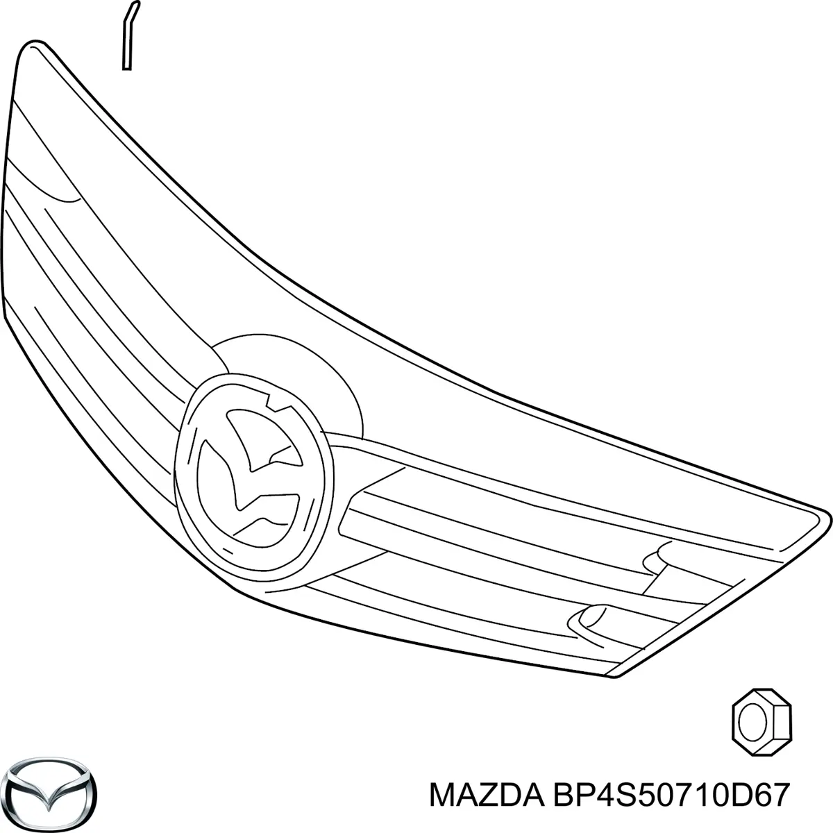 BP4S50710D67 Mazda 