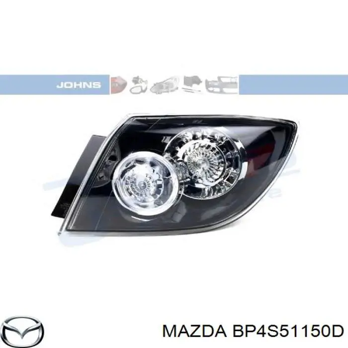 BP4S51150E Mazda фонарь задний правый внешний