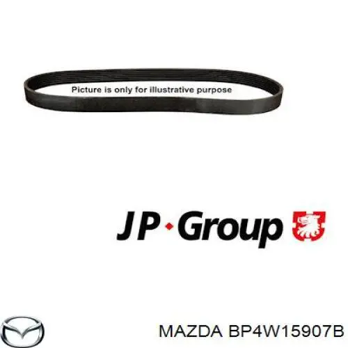 BP4W15907B Mazda ремень генератора