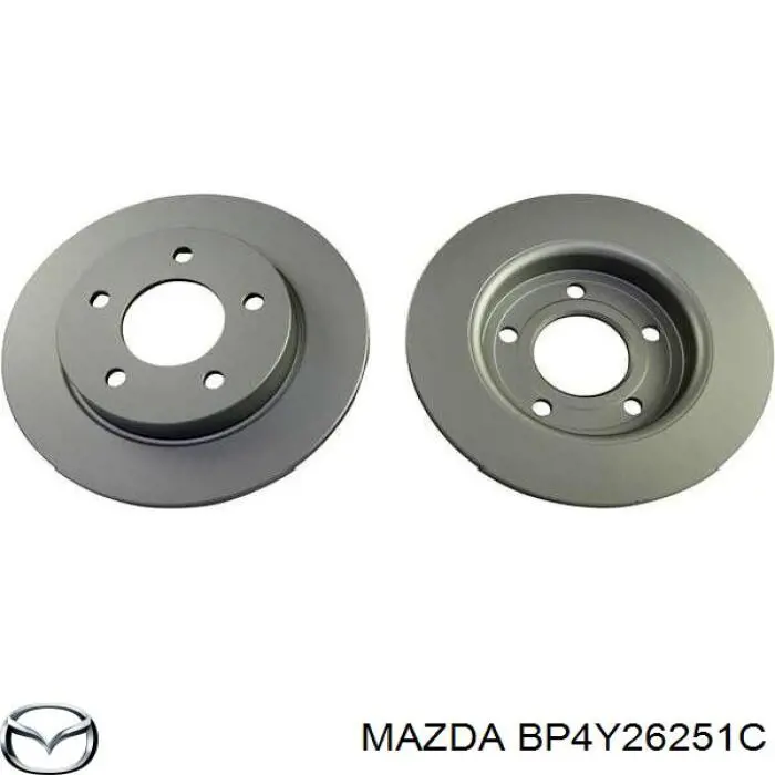 Купить BP4Y26251C Mazda Диск тормозной задний