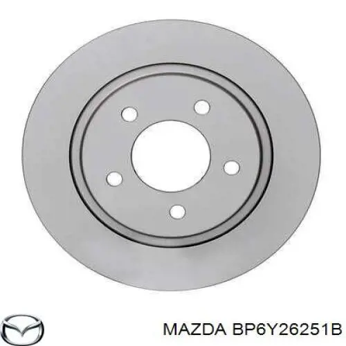 BP6Y26251B Mazda диск тормозной задний