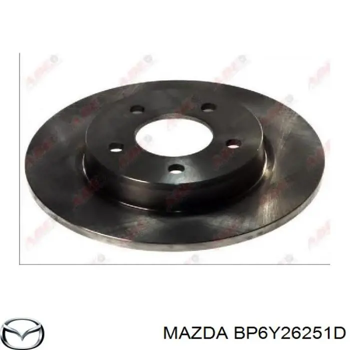 Тормозные диски BP6Y26251D Mazda