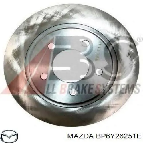 BP6Y26251E Mazda диск тормозной задний