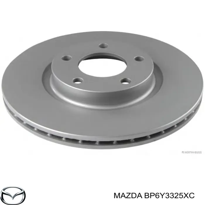 Disco de freno delantero BP6Y3325XC Mazda