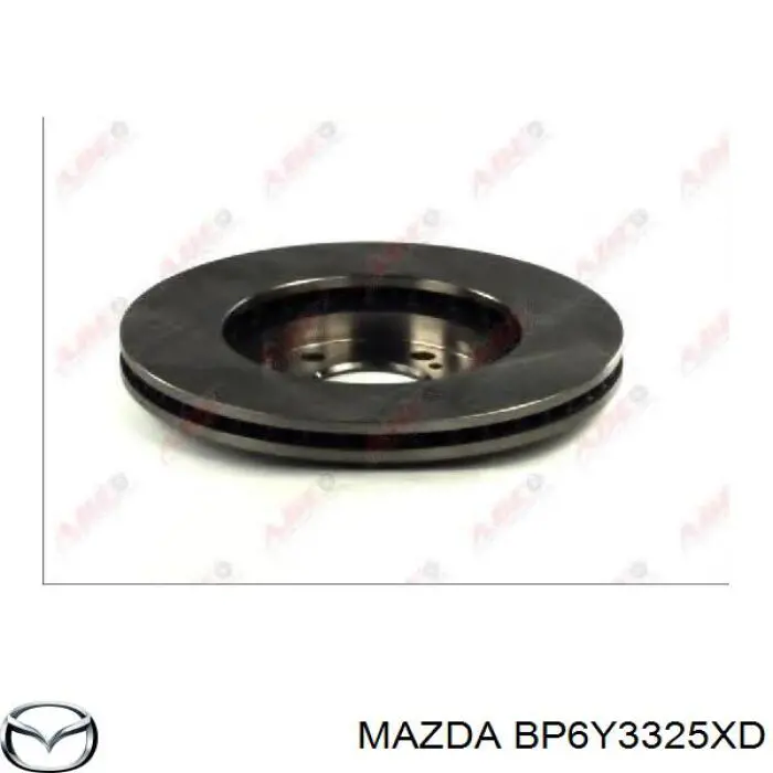 Disco de freno delantero BP6Y3325XD Mazda