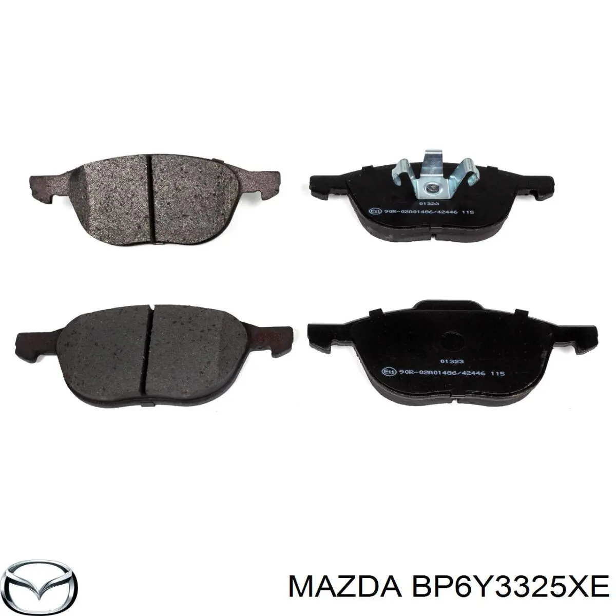 Передние тормозные диски BP6Y3325XE Mazda