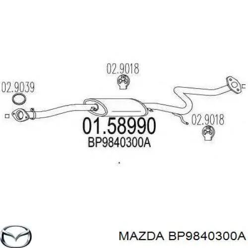  BP9840300A Mazda