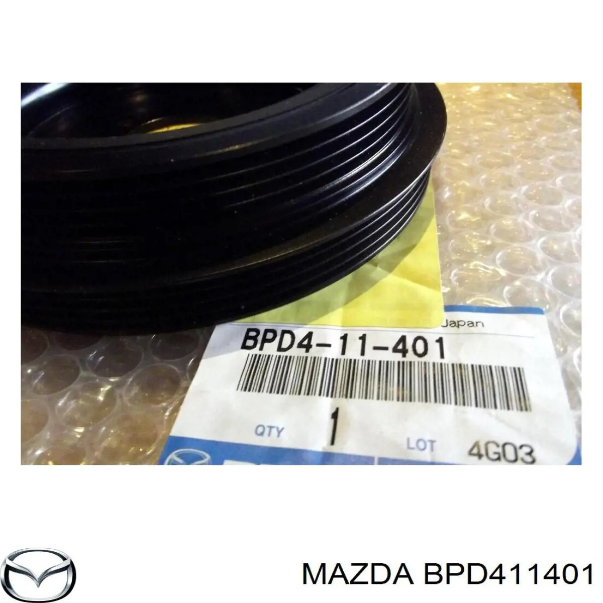 Купить BPD411401 Mazda Шкив-демпфер коленвала