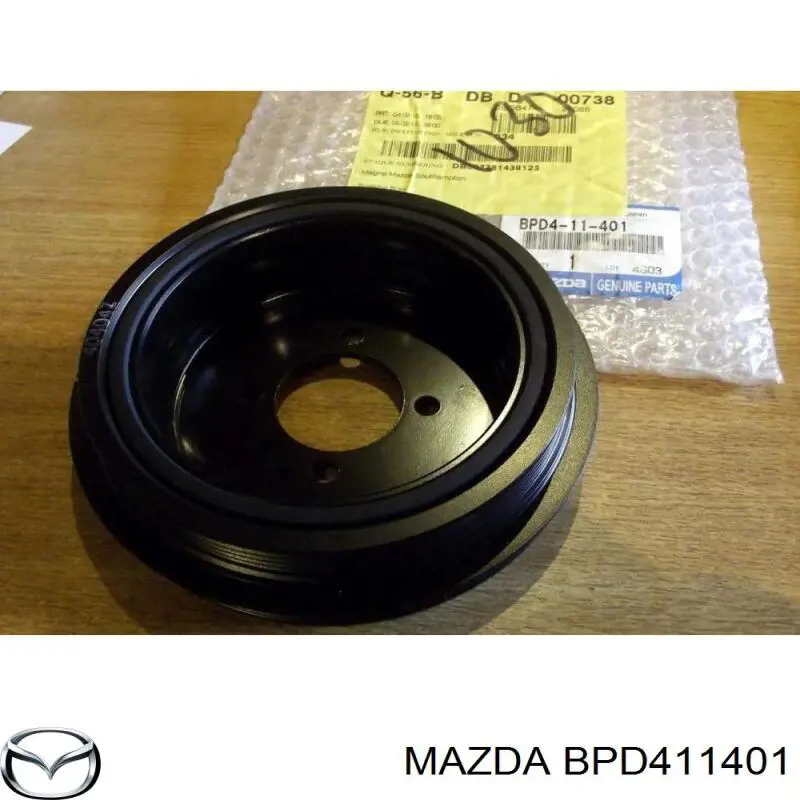 BPD4-11-401 Mazda Шкив коленвала