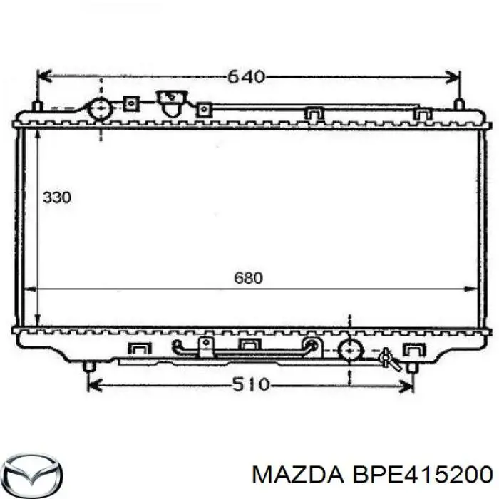 BPE415200 Mazda 