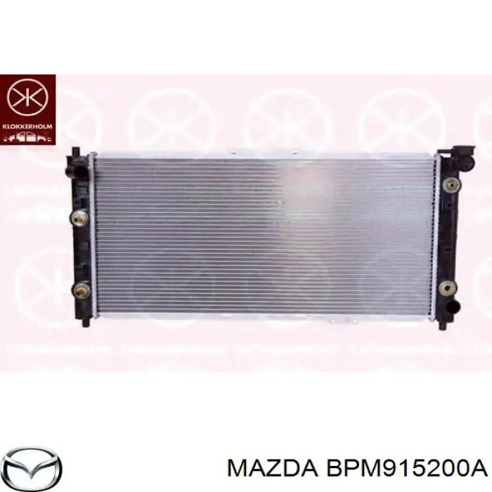 BPM915200A Mazda радиатор