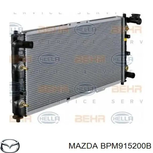 BPM915200B Mazda радиатор