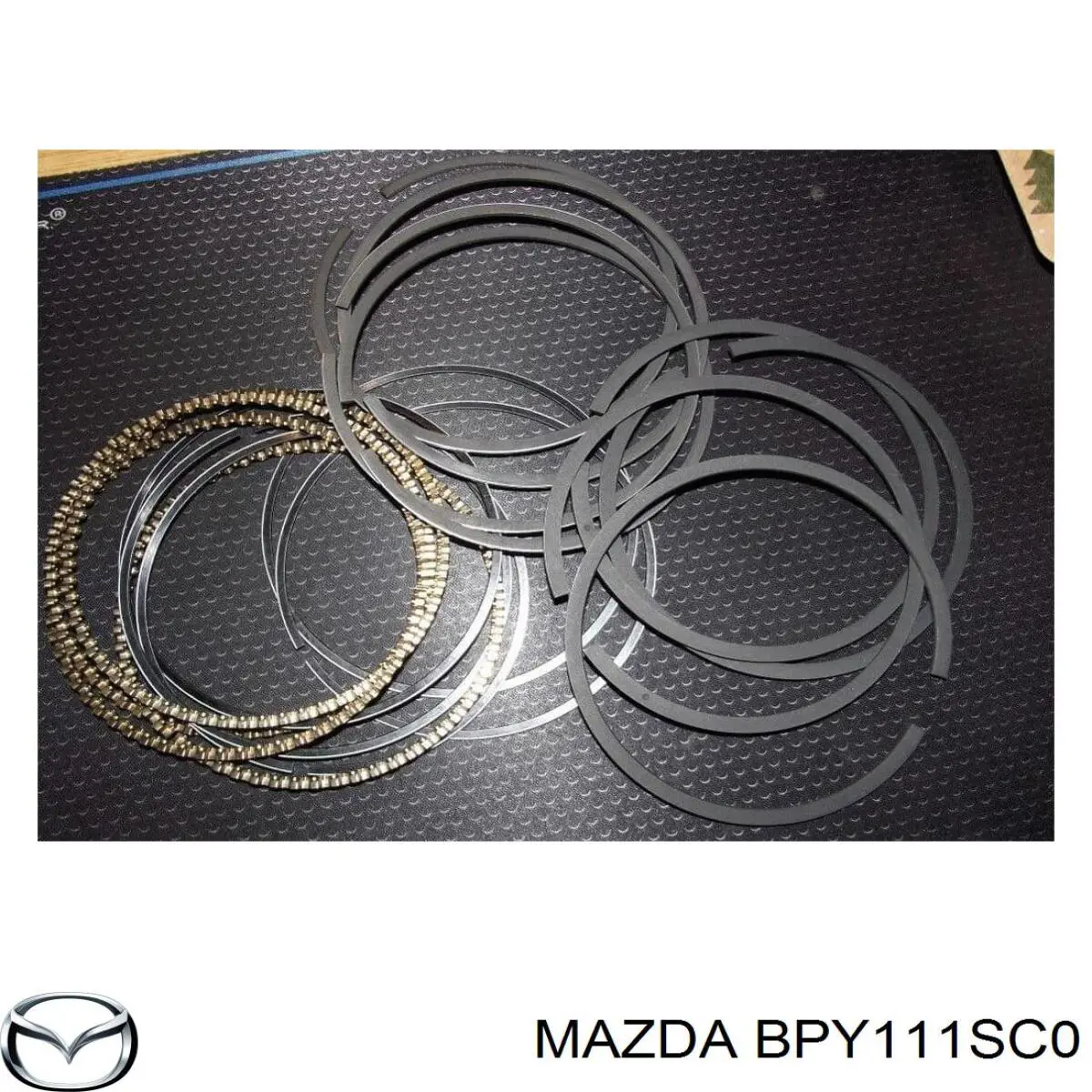 BPY111SC0 Mazda кольца поршневые комплект на мотор, std.
