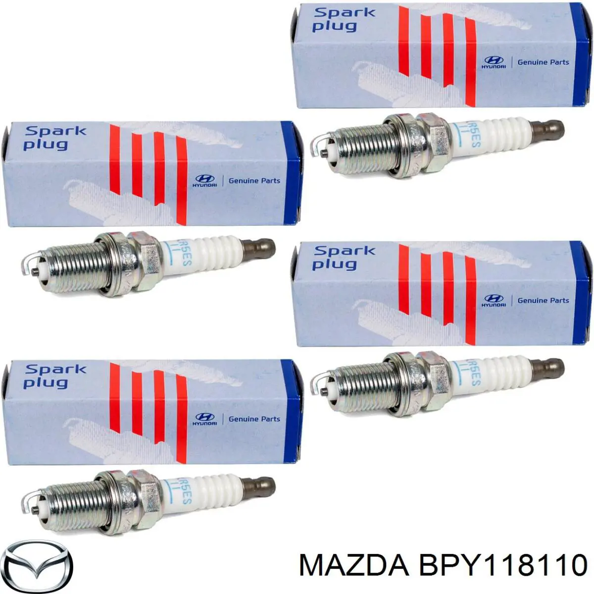 Свечи зажигания BPY118110 Mazda