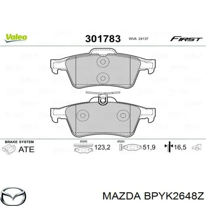 BPYK2648Z Mazda