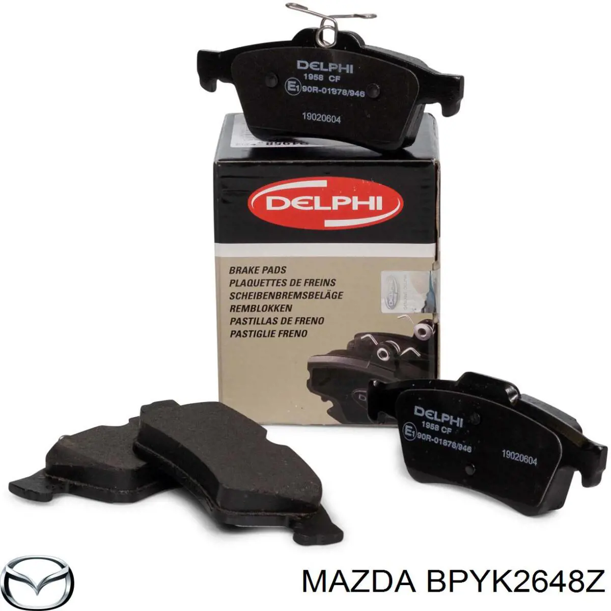 Колодки дисковые  Mazda BPYK2648Z цена, от 24.72 USD