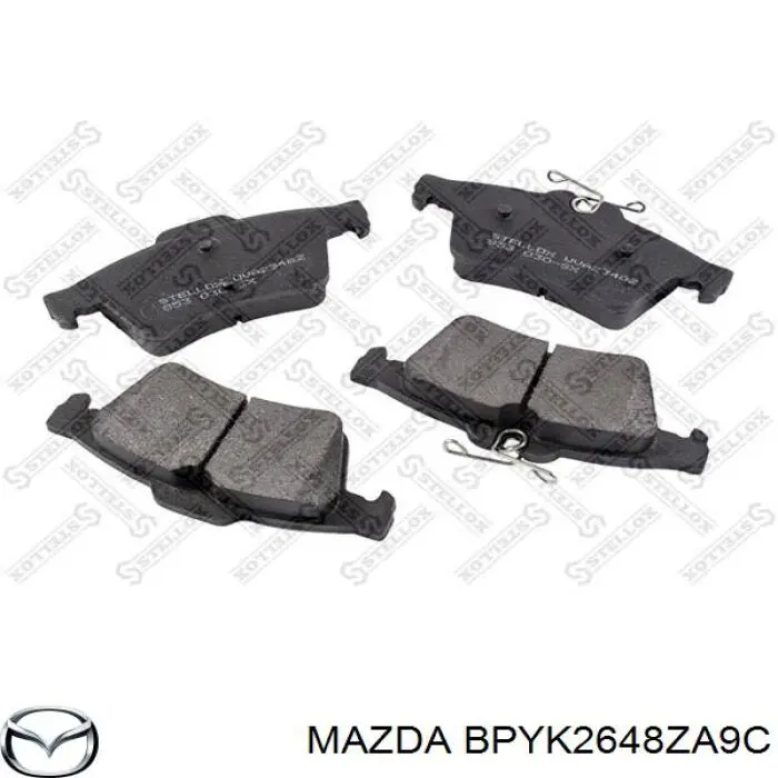Колодки дисковые  Mazda BPYK2648ZA9C цена, от 30.34 USD