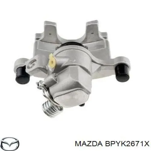 BPYK2671X Mazda суппорт тормозной задний левый