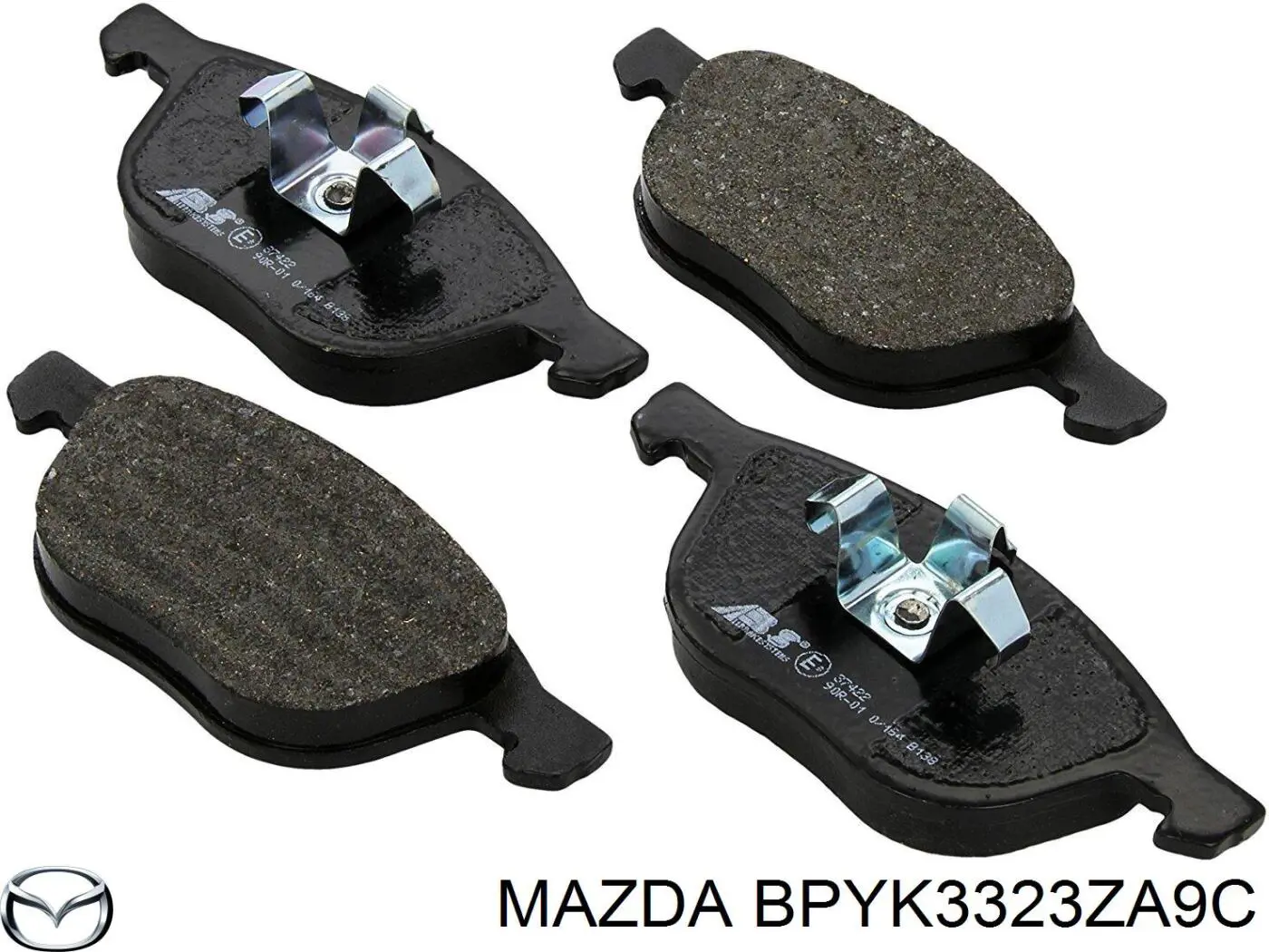 Купить BPYK3323ZA9C Mazda Колодки тормозные