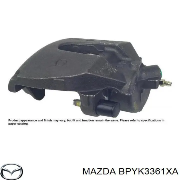 Суппорт тормозной передний правый Mazda BPYK3361XA