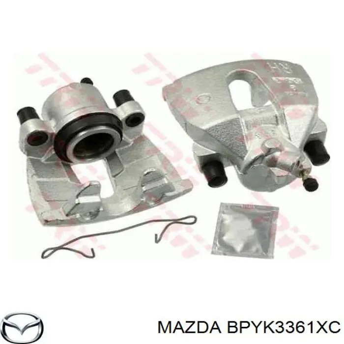 Pinza de freno delantera derecha BPYK3361XC Mazda