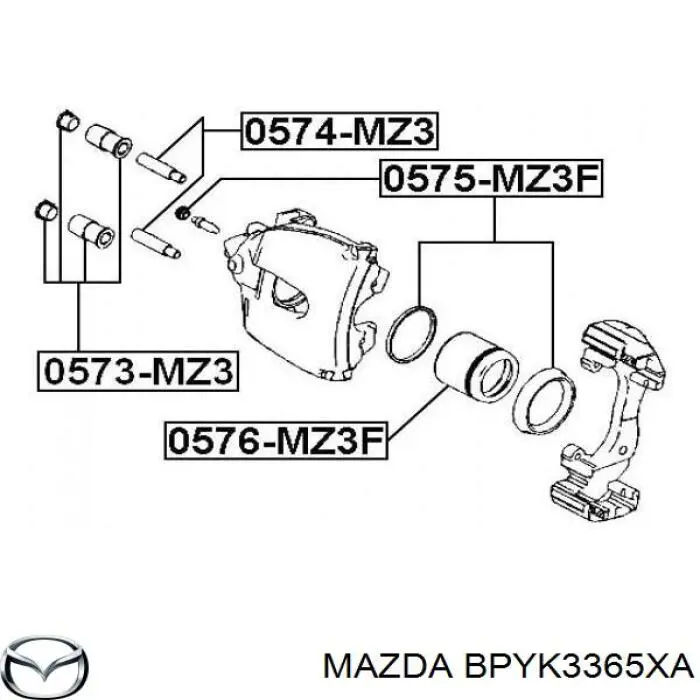 BPYK3365XA Mazda