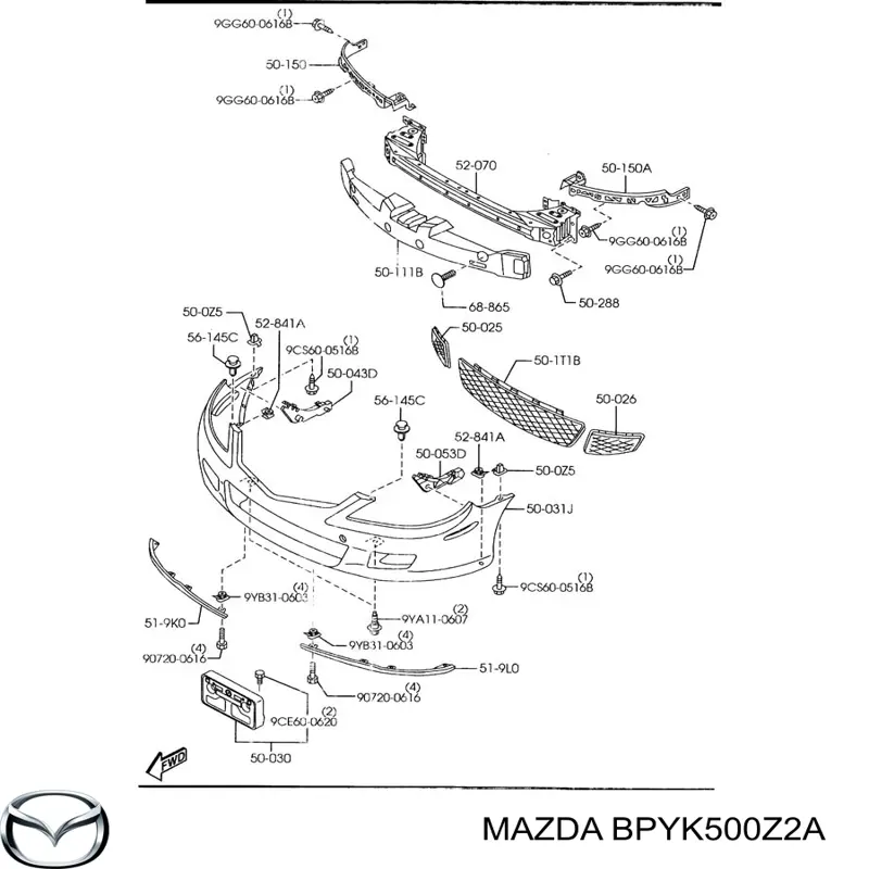  BPYK500Z2A Mazda