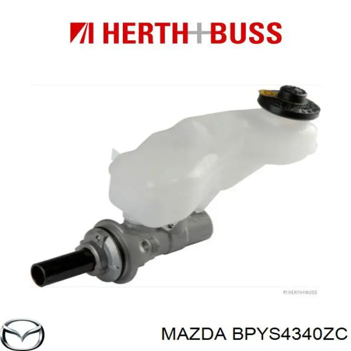 Цилиндр тормозной главный Mazda BPYS4340ZC