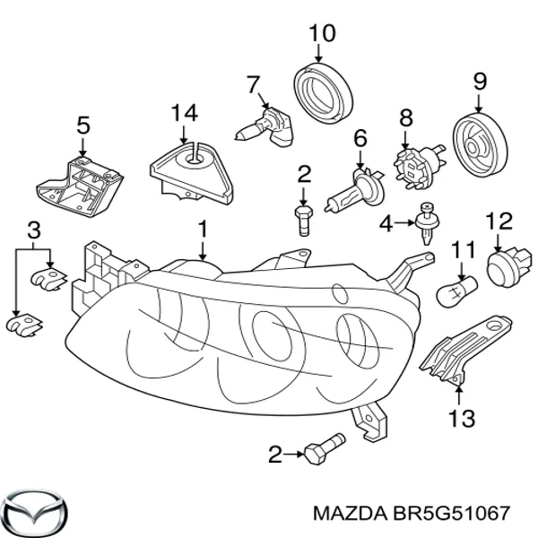  BR5G51067 Mazda