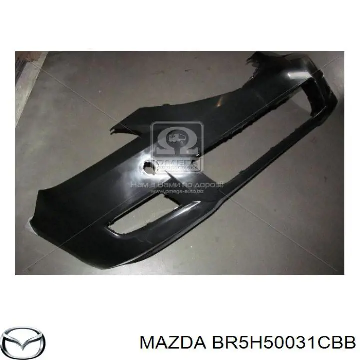 BR5H50031CBB Mazda Бампер передний в сборе