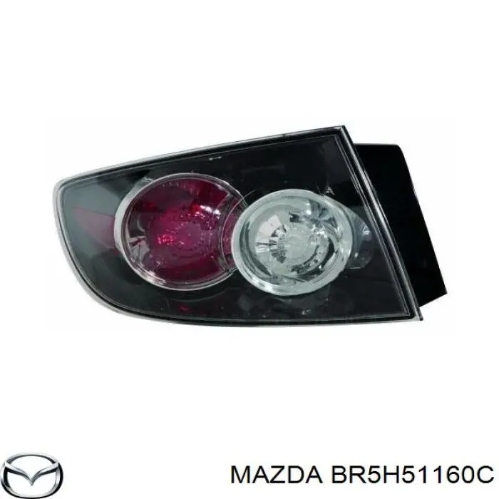 BR5H51160C Mazda фонарь задний левый внешний