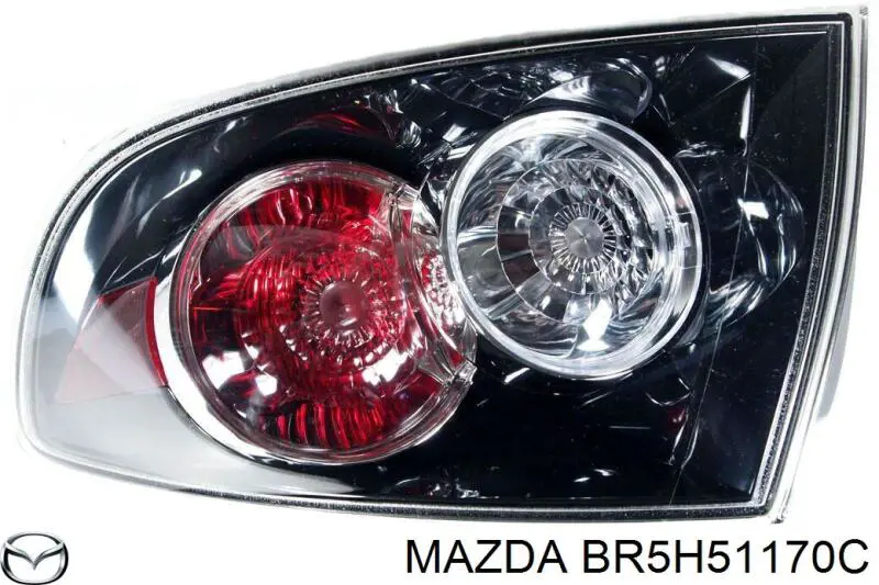 BR5H51170C Mazda lanterna traseira direita externa