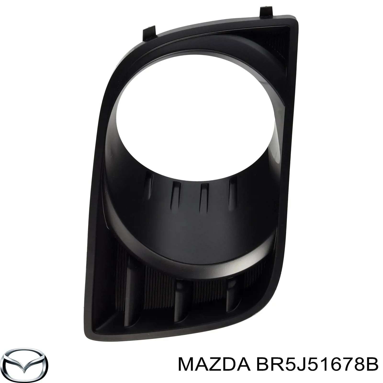 Заглушка ПТФ бампера переднего левая Mazda BR5J51678B цена, от 37.97 USD
