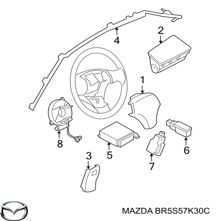  Mazda BR5S57K30C цена, от 39.55 USD