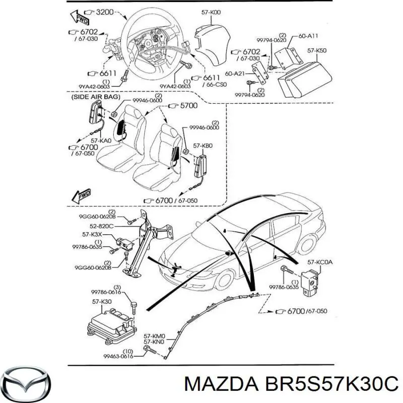 BR5S57K30C Mazda 