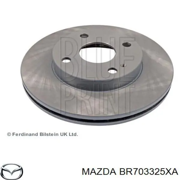 BR703325XA Mazda диск тормозной передний