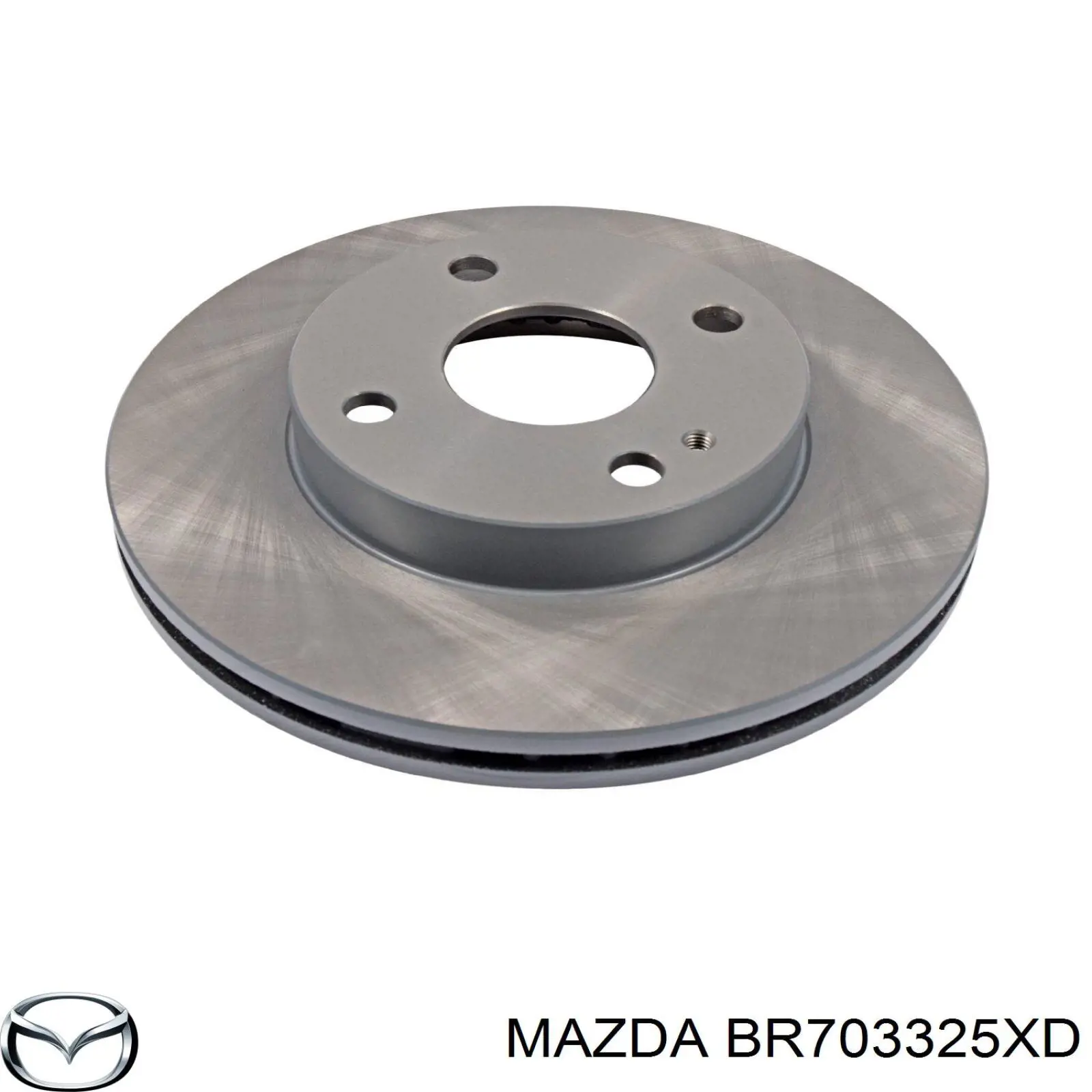 BR703325XD Mazda Диск тормозной передний