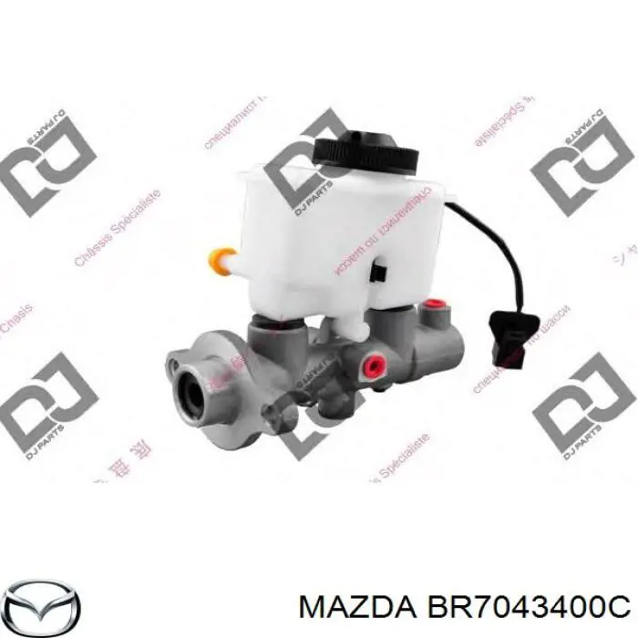 Цилиндр главный тормоза (гидротормозов) Mazda BR7043400C цена, от 65.77 USD