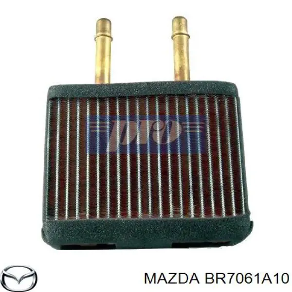 Радиатор печки (отопителя) на Mazda 3 BK12