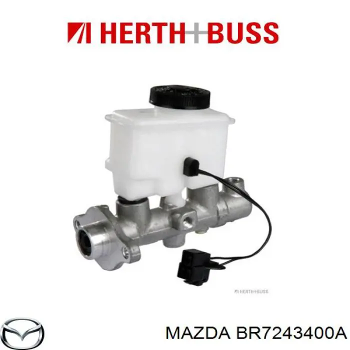 BR7243400A Mazda Цилиндр тормозной, главный